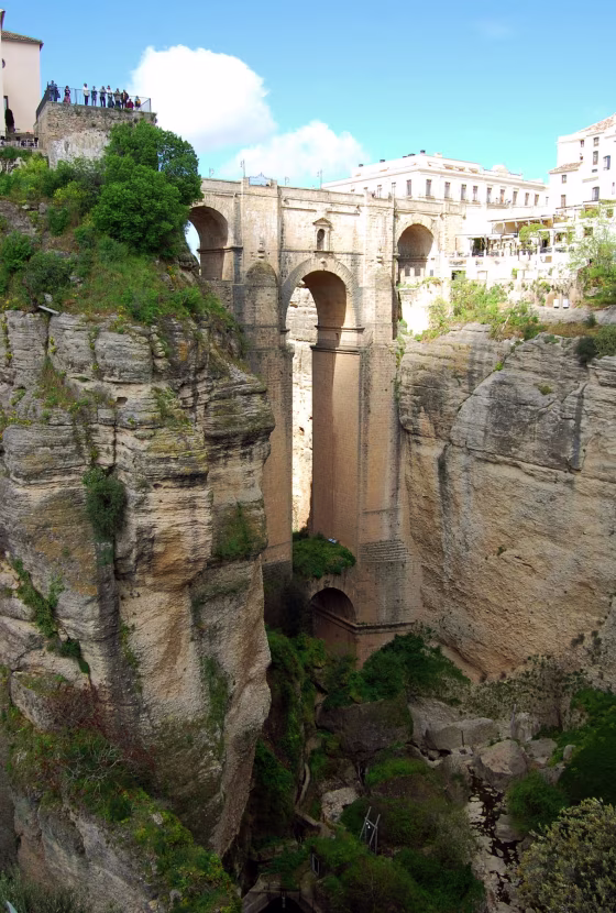 Ronda's New Bridge massively connects the old town with the new town. 